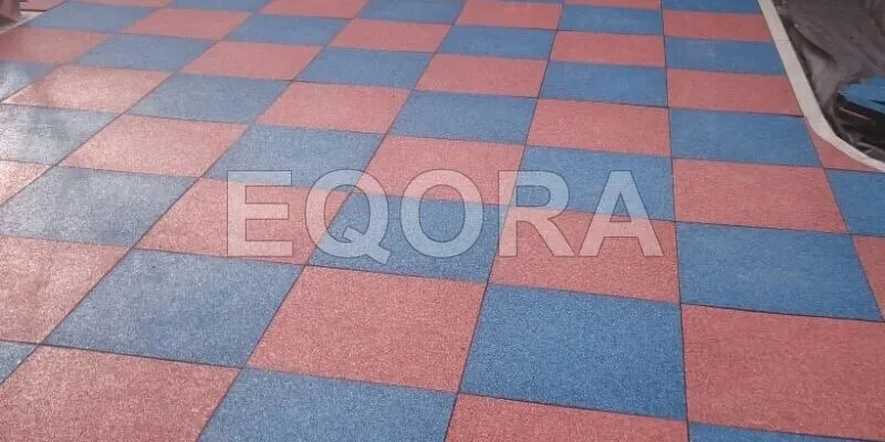 Резиновое покрытие из крошки для автосервисов в Егорьевске